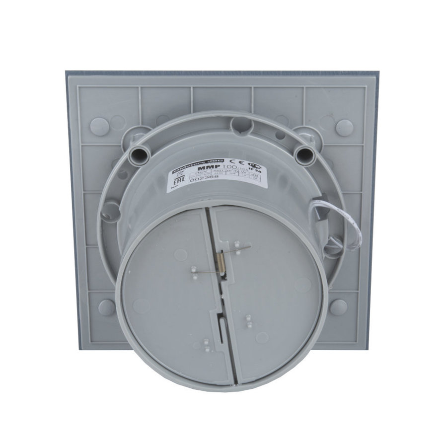Mmotors ММ-Р 06 стекло прямое, 105 м³/ч, 14 Вт, с обратным клапаном /мозаика хром/ - отопление, вентиляция и кондиционирование