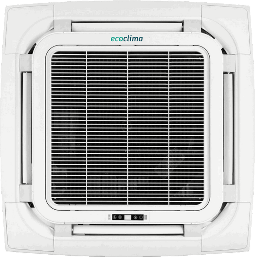 Комплект Кассетный кондиционер Ecoclima ECLCA-TC60/4R1 160м² + Наружный универсальный блок кондиционера Ecoclima ECL-TC60/5R1(U) 160м² - отопление, вентиляция и кондиционирование