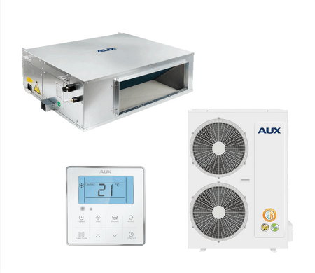 Комплект Наружный универсальный блок кондиционера AUX AL-H48/5DR2(U) 140м² + ALMD-H48/5DR2 - отопление, вентиляция и кондиционирование